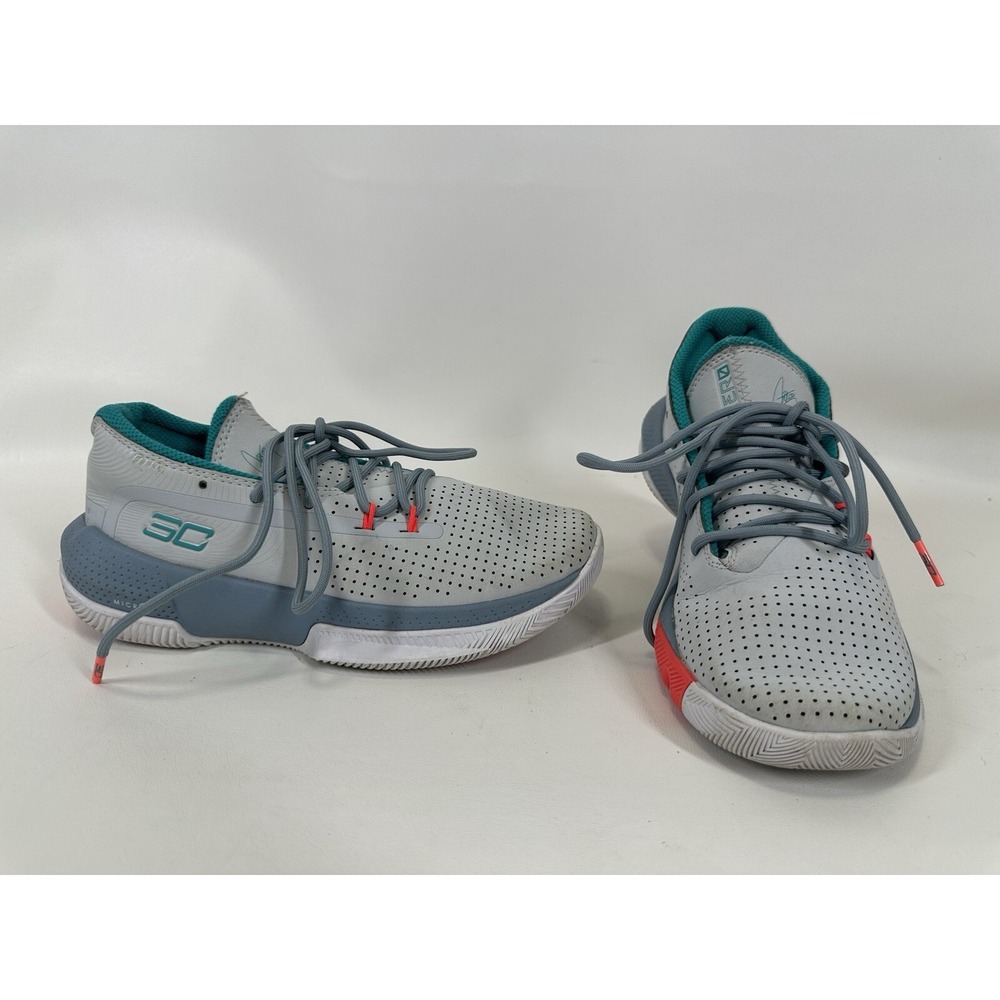 Under Armour Steph Curry SC 3Zero III Basketball‎ Shoes Gray Youth 5Y Boys Girls